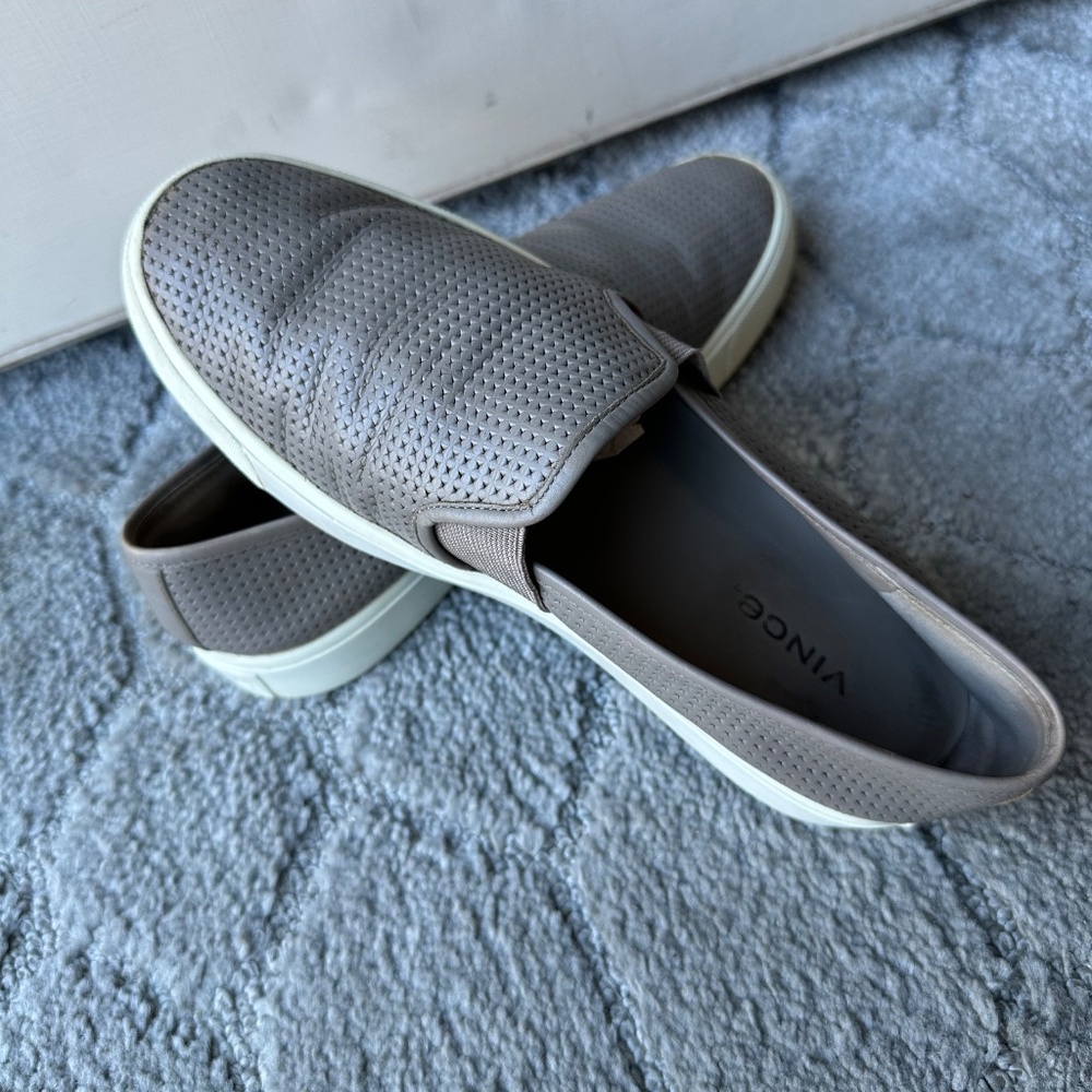 Women's Vince Blair Perforated Leather Slip-On Sneakers‎ Size 6.5